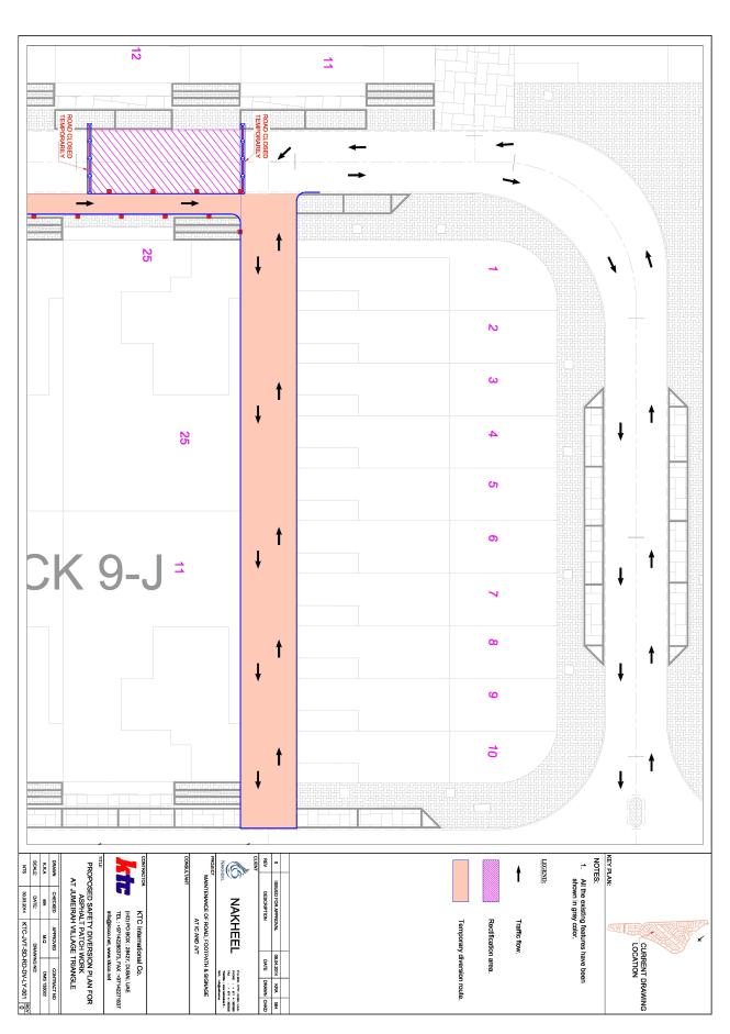 Nakheel informs residents of road closure