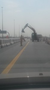 Opening to new road linking SZR with Sheikh Mohammed Rd